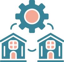 Management Bold Tech Element vector