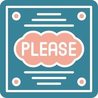 Please Crystal Interface Object vector