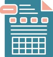 Spreadsheet Seamless Line Art vector