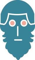 Beard Unified Line Art vector