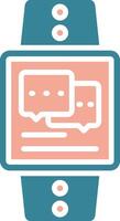 Smartwatch Bold UI Stamp vector