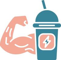 Shake Simplified Line Art vector