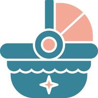 Carrycot Streamlined Web Symbol vector