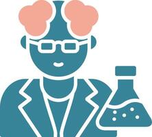 Scientist Unified Line Art vector