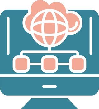 Cloud Computing Virtual Visual Pattern vector