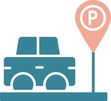 Car PArk Premium Tech Element vector
