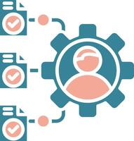 Data Management Simplified Tech Element vector
