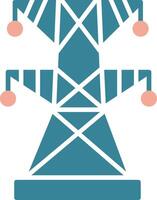 Electric Power Global App Emblem vector