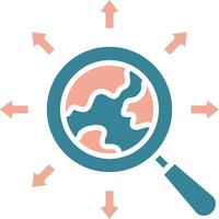Research Virtual Core Icon vector