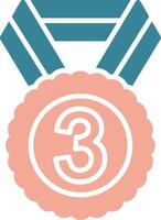 3rd Prize Premium UI Stamp vector