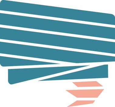 Zig Zag Expressive Tech Element vector