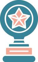 Trophy Star Simplified Icon Fragment vector