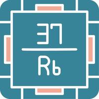 Rubidium Seamless Digital Mark vector