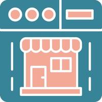 Online Shop Bold Graphic Module vector