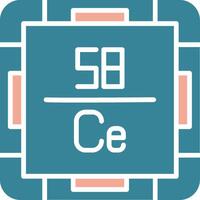Cerium Crystal Interface Object vector