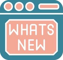 Whats New Crystal App Emblem vector