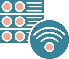 Wifi Connection Tactile UX Display vector