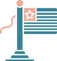 Liberia Flag Premium Grid Token vector