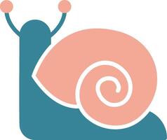 Snail Virtual Line Art vector