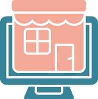 Online Store Virtual Symbol Sketch vector