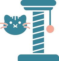 Cat Toy Dynamic Web Symbol vector