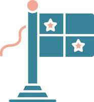 Panama Flag Bold Interface Object vector