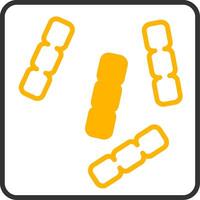 Clostridium difficile Infection Agent Line Two Color vector