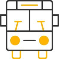 Public City Bus Line Two Color vector