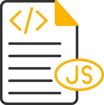 JavaScript Code Snippet Line Two Color vector