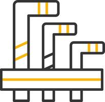 Allen Wrench Two Color vector