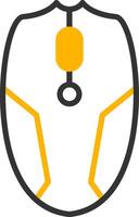 Precision Gaming Mouse Line Two Color vector