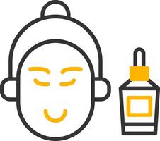 Broad Spectrum Face Sunscreen Line Two Color vector