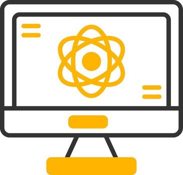 reaccionar marco de referencia ui componente línea dos color vector