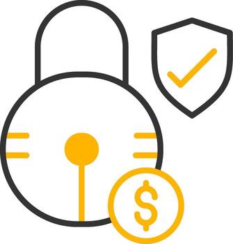 Predefined Fixed Price Project Line Two Color vector