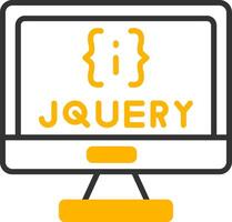 jQuery DOM Manipulation Script Line Two Color vector