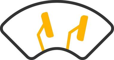 Automatic Windshield Wipers Line Two Color vector