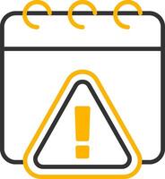 Session Expired Notification Line Two Color vector