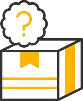 Delivery Route Difficulties Log Line Two Color vector