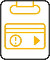 Debt Consolidation Strategy Line Two Color vector