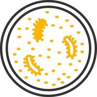 Enterobacter cloacae Hospital Acquired Bacteria Line Two Color vector