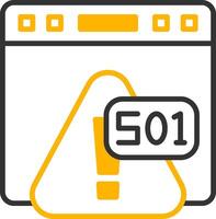 Error 501 Not Implemented Feature Line Two Color vector