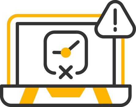 Runtime Error Occurred Line Two Color vector