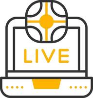OnGlyph Competitive Gaming Line Two Color vector