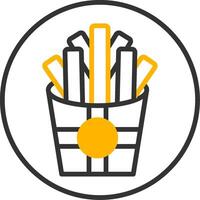 No Eating Allowed Sign Line Two Color vector