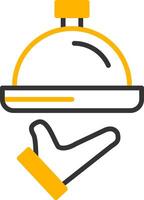 Onboard Food Meal Service Line Two Color vector