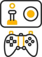 Customizable Game Avatar Line Two Color vector