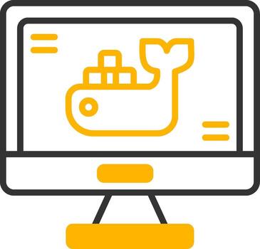 Jenkins Automation Server Line Two Color vector