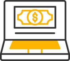 Instant OnGlyph Loan Request Line Two Color vector