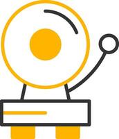 Ringing School Bell Line Two Color vector