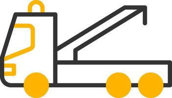 Roadside Breakdown Service Line Two Color vector